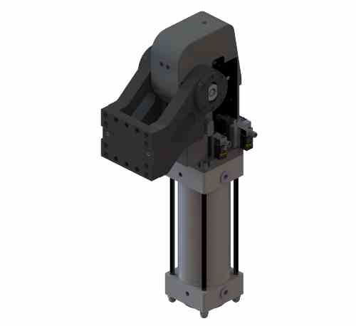 Pneumo-hydraulic swivel unit RFM/RF.2